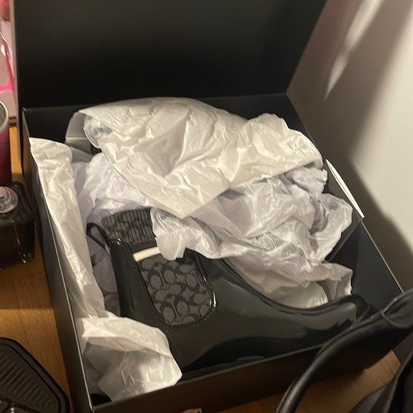 Coach rain boots - Picture 1 of 4